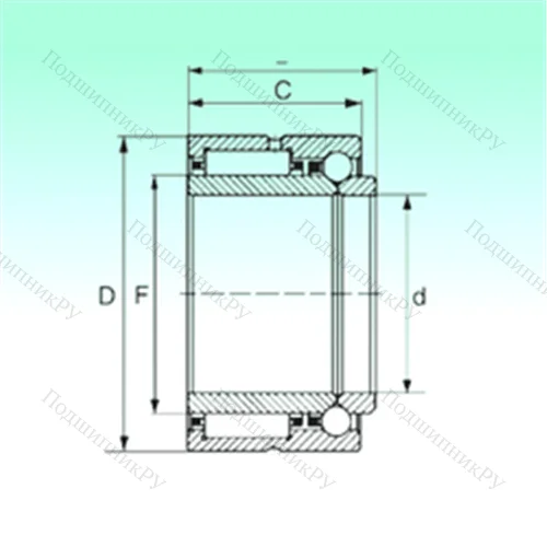 Подшипник комбинированный NKIB 59/22
