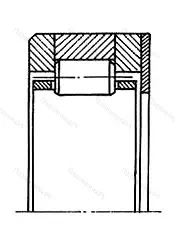 Подшипник  422901 размер 12x26x14