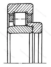 Модификация подшипника 52328М размер 140x300x62