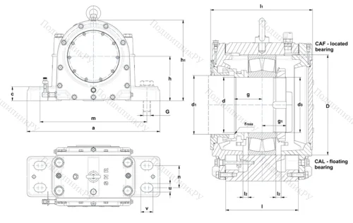 Подшипниковый корпус SNOE 224 CAL в Вологде