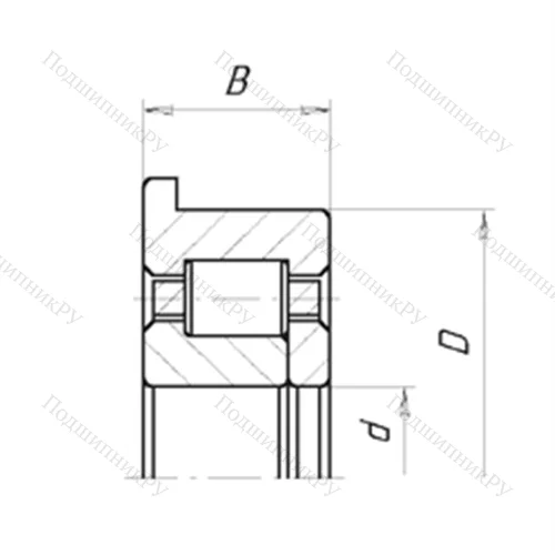 Подшипник роликовый радиальный F 19039
