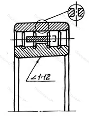 Модификация подшипника 5-3182130 размер 150x225x56