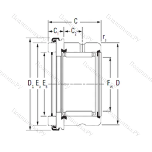 Подшипник комбинированный RAX 560
