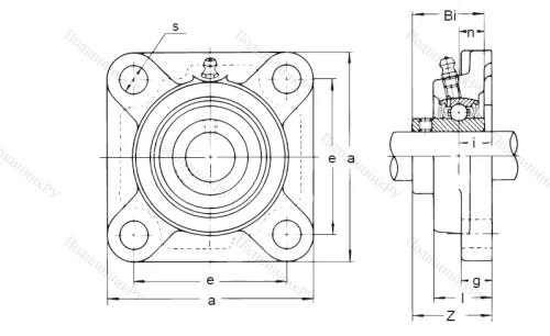 Подшипниковый узел UCF 210 в Вологде