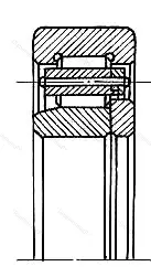 Модификация подшипника 232822Л1М размер 110x215x76