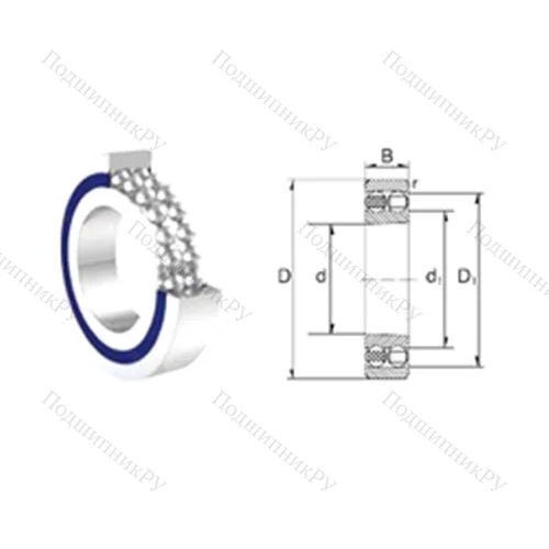 Подшипник шариковый радиальный самоцентрирующийся 2202-2RS