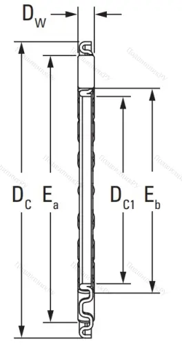 Игольчатый подшипник подшипник AXK 2542 от производителя  KOYO