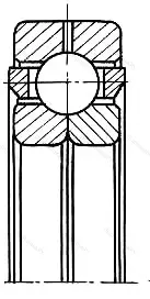 Подшипник  176244 (QJ 244) 
