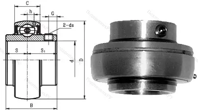 Корпусный подшипник UC 207 в Вологде