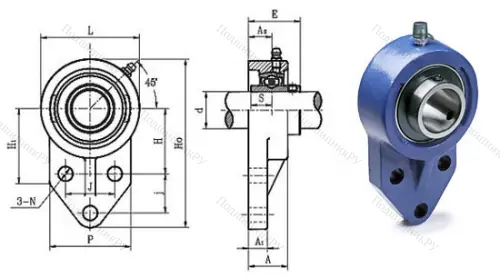 Подшипниковый узел UCFB 207 в Вологде