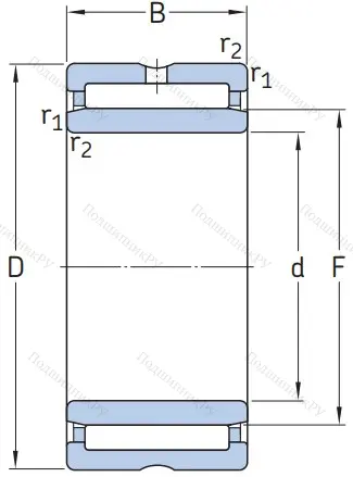 Игольчатый подшипник NKI 42/20
