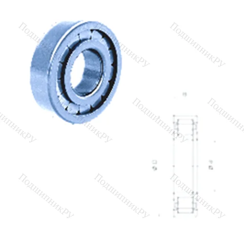 Подшипник роликовый радиальный NUP 314FMNR/C 3