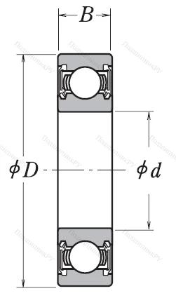 Однорядный шариковый подшипник