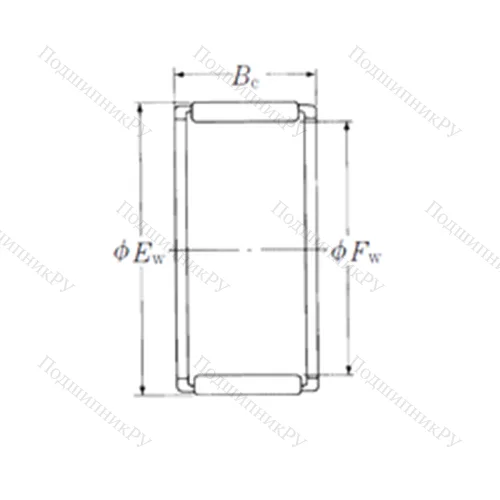 Подшипник игольчатый радиальный WJ-566416