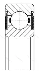 Подшипник  6012-2RS (180112) размер 60x95x18