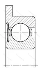 Подшипник  860200 размер 10x30x9
