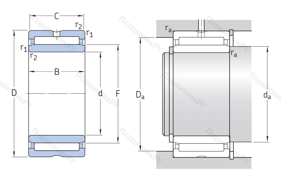 Игольчатый подшипник