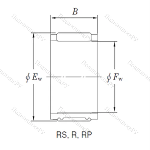Подшипник игольчатый радиальный R 40/30