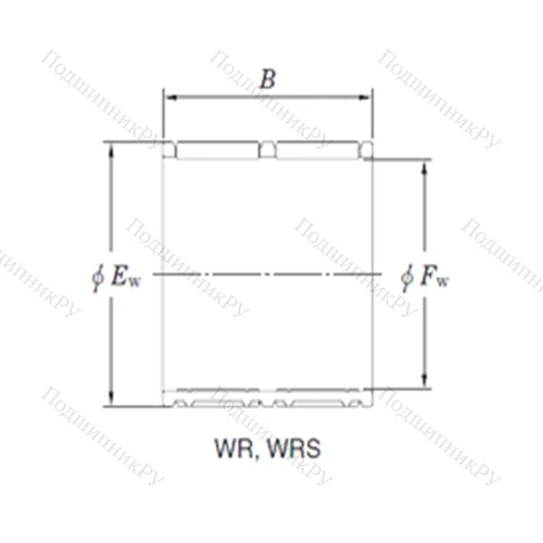 Подшипник игольчатый радиальный WR 25/22 от производителя  KOYO