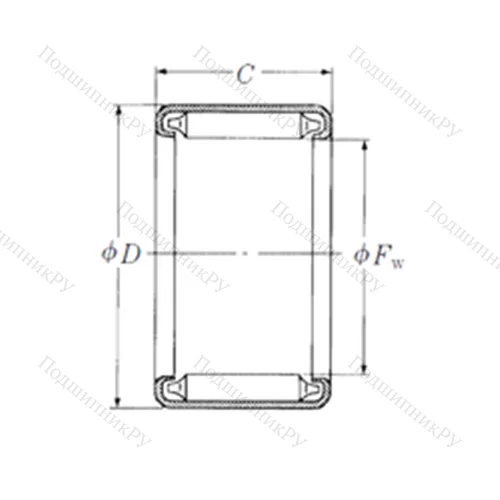 Подшипник игольчатый радиальный