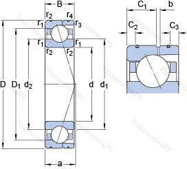 Подшипник 71922 ACD/HCP 4AL