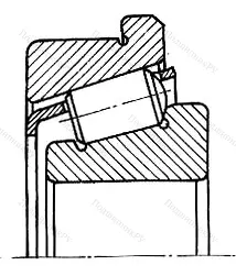 Модификация подшипника 2-67744Л 
