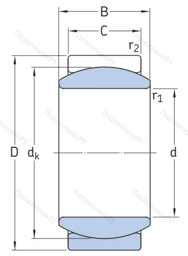 Шарнирный подшипник GE 6 E
