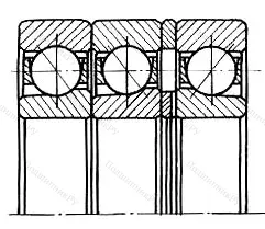Подшипник 3O 7418BMCB размер 90x225x162