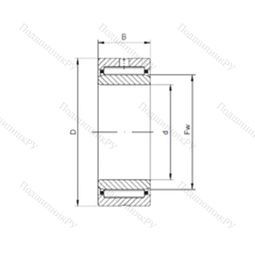 Подшипник игольчатый радиальный
