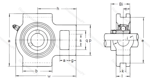 Подшипниковый узел UCT 207 в Вологде