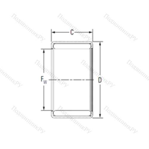 Подшипник игольчатый радиальный Y 328