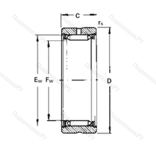 Подшипник игольчатый радиальный RNA 2030