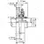 Подшипниковый узел UCF 319 - Вал: 95 мм