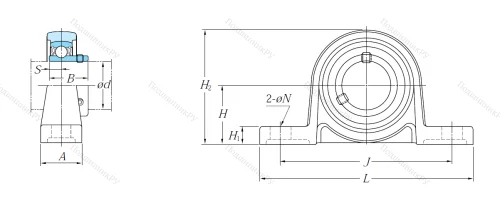 Подшипниковый узел UP 003 J в Вологде