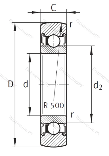 Подшипник LR 200 2RSR