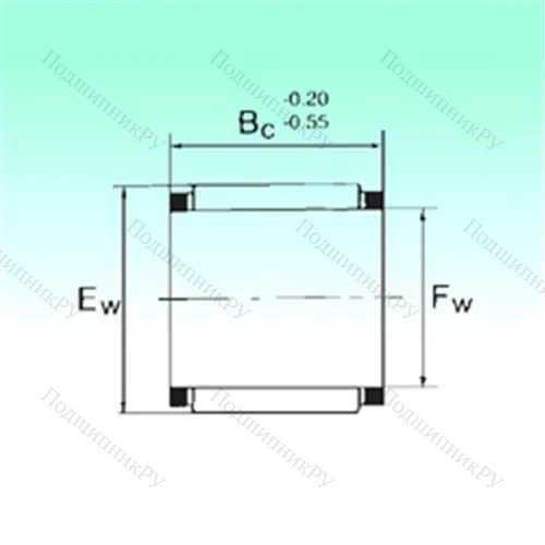 Подшипник игольчатый радиальный KBK 9x12x11,5