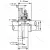 Подшипниковый узел UCF 305 - Вал: 25 мм