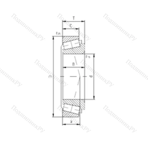 Подшипник роликовый радиально-упорный PLC 68-200 от производителя  ZVL