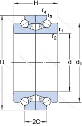 Подшипник BTW 160 CM/SP