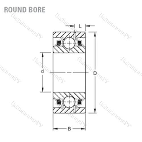 Подшипник шариковый радиальный