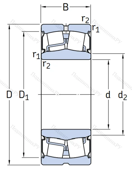 Сферический роликовый подшипник