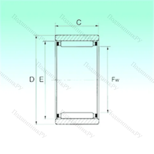 Подшипник игольчатый радиальный RNAO 12x22x12 TN