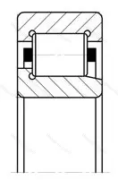 Подшипник NJ 207ECMA/P 6 размер 35x72x17