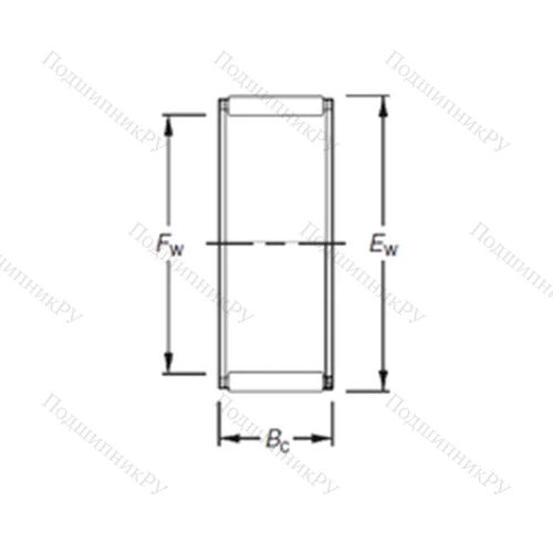 Подшипник игольчатый радиальный K 60X 65X 20H