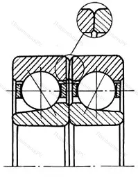 Подшипник  336107 размер 35x62x28