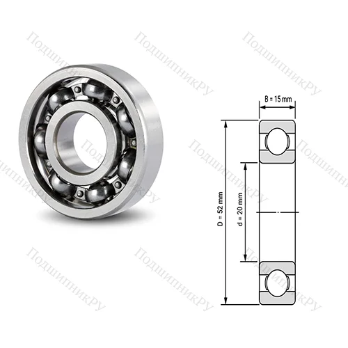 Подшипник шариковый радиальный 6410-2RS