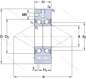 Подшипник BEAM 050140 C-2RSH