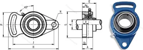 Подшипниковый узел UCFA 206