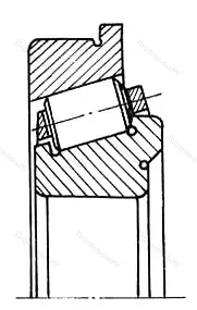 Модификация подшипника 677/850 размер 850x970/960x36