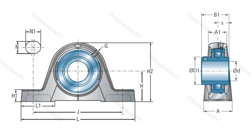 Подшипниковый узел UCPE 204 в Вологде